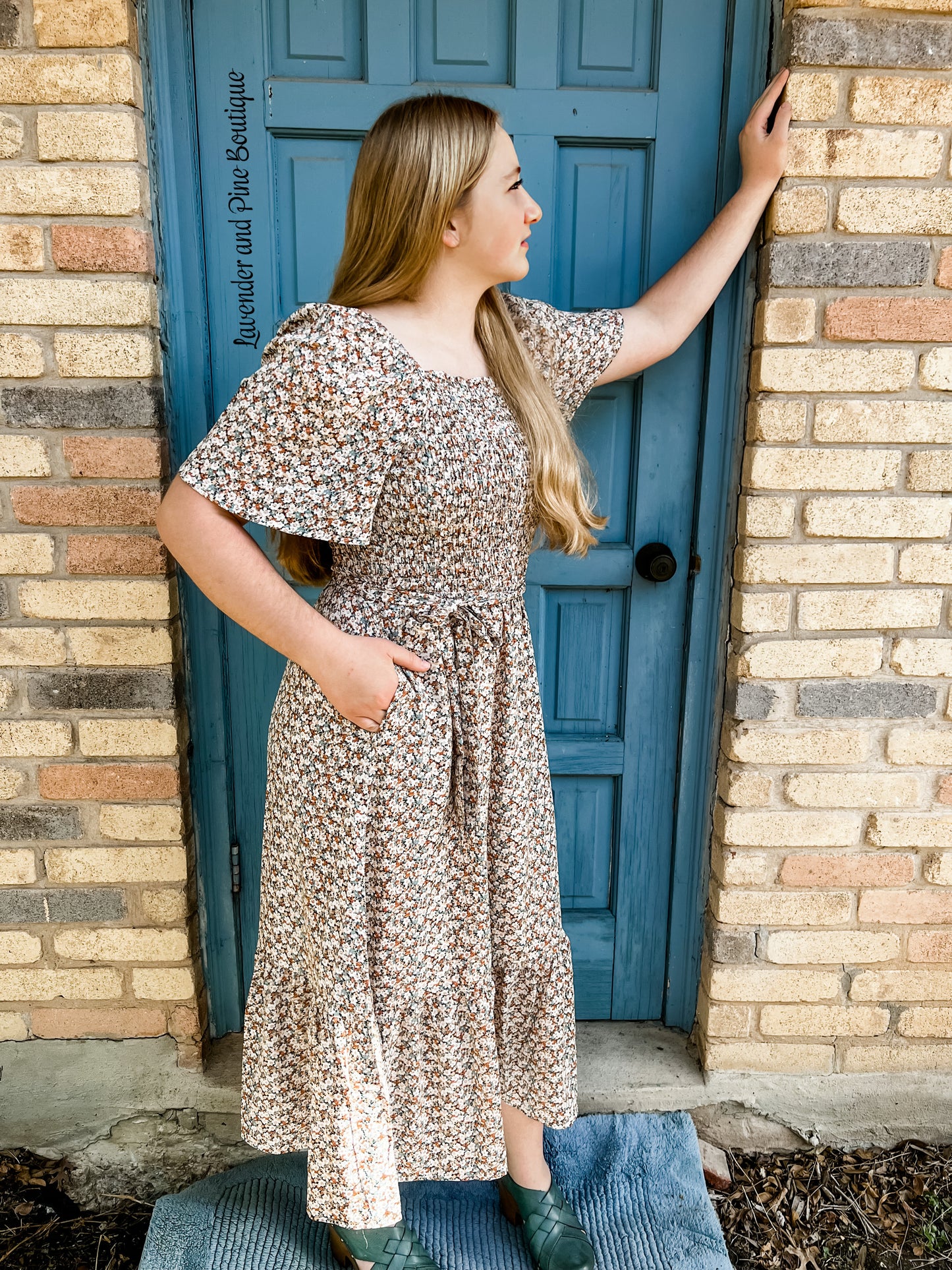 Plus Size-The Ditsy Floral Dress