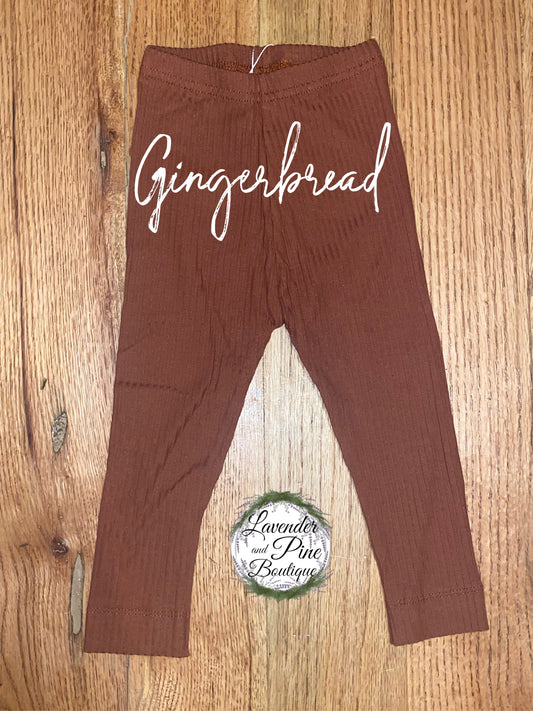 Gingerbread Rib Legging